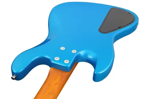 MetroExpress 21-Fret Hybrid P/J 4-String Bass with Gigbag - Ocean Blue Metallic