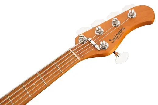 MetroExpress 21-Fret Hybrid P/J 5-String Bass with Gigbag - Candy Apple Red Metallic