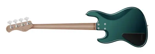 MetroExpress 21-Fret Hybrid P/J 4-String Bass with Gigbag - Sherwood Green Metallic