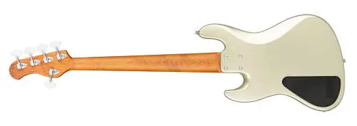 MetroExpress 21-Fret Hybrid P/J 5-String Bass with Gigbag - Champagne Metallic