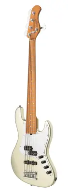 MetroExpress 21-Fret Hybrid P/J 5-String Bass with Gigbag - Champagne Metallic
