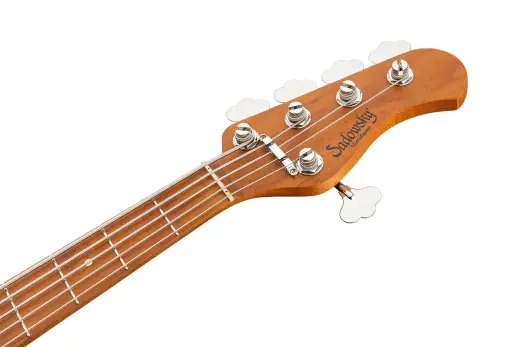 MetroExpress 21-Fret Hybrid P/J 5-String Bass with Gigbag - Sage Green Metallic