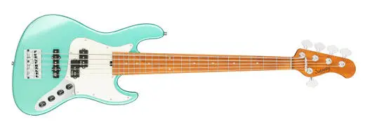 Sadowsky Guitars - MetroExpress 21-Fret Hybrid P/J 5-String Bass with Gigbag - Sage Green Metallic