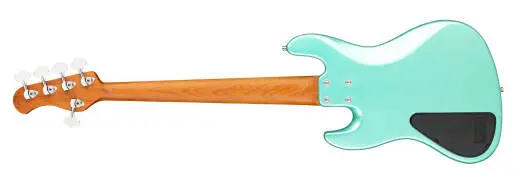 MetroExpress 21-Fret Hybrid P/J 5-String Bass with Gigbag - Sage Green Metallic