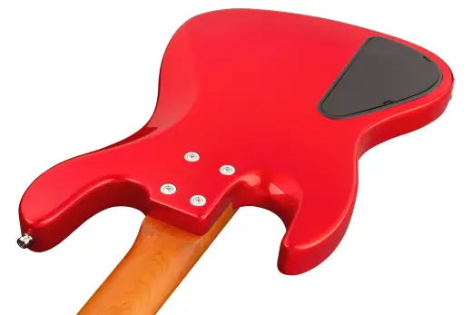 MetroExpress 21-Fret Hybrid P/J 4-String Bass with Gigbag - Candy Apple Red Metallic