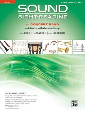 Alfred Publishing - Sound Sight-Reading for Concert Band 1 - Tenor Saxophone - Book
