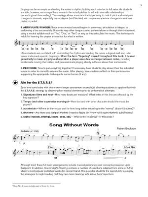 Sound Sight-Reading for Concert Band 1 - Techer\'s Score - Book