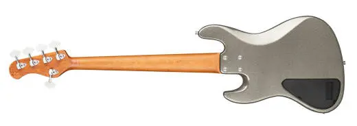 MetroExpress 21-Fret Hybrid P/J 5-String Bass with Gigbag - Silver Metallic