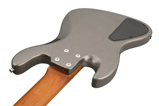 MetroExpress 21-Fret Hybrid P/J 5-String Bass with Gigbag - Silver Metallic