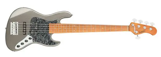 Sadowsky Guitars - MetroExpress 21-Fret Hybrid P/J 5-String Bass with Gigbag - Silver Metallic
