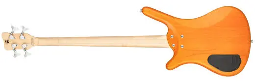 RockBass Corvette Basic 4-String Bass Guitar with Gig Bag - Honey Violin Transparent Satin