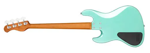 MetroExpress 21-Fret Hybrid P/J 4-String Bass with Gigbag - Sage Green Metallic