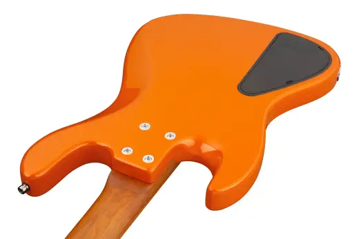 MetroExpress 21-Fret Hybrid P/J 4-String Bass with Gigbag - Candy Apple Orange Metallic