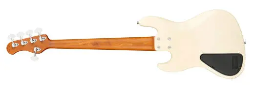 MetroExpress 21-Fret Hybrid P/J 5-String Bass with Gigbag - Olympic White