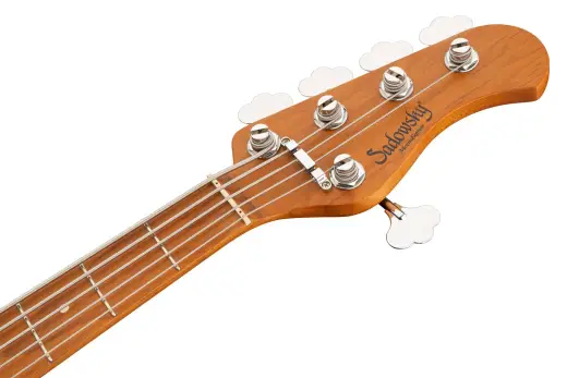 MetroExpress 21-Fret Hybrid P/J 5-String Bass with Gigbag - Olympic White