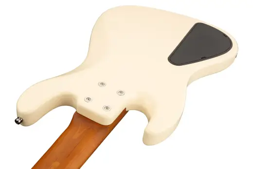 MetroExpress 21-Fret Hybrid P/J 5-String Bass with Gigbag - Olympic White