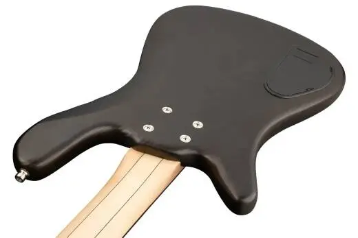 RockBass Streamer Standard 4-String Bass with Gig Bag - Nirvana Black Transparent Satin