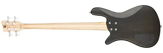 RockBass Streamer Standard 4-String Bass with Gig Bag - Nirvana Black Transparent Satin