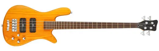 Warwick - RockBass Streamer Standard 4-String Bass Guitar with Gig Bag - Honey Violin Transparent Satin