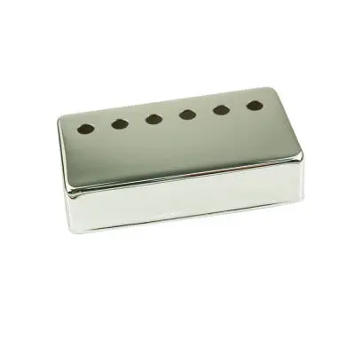 WD Music - 52 mm Brass Open Humbucker Pickup Cover - Chrome