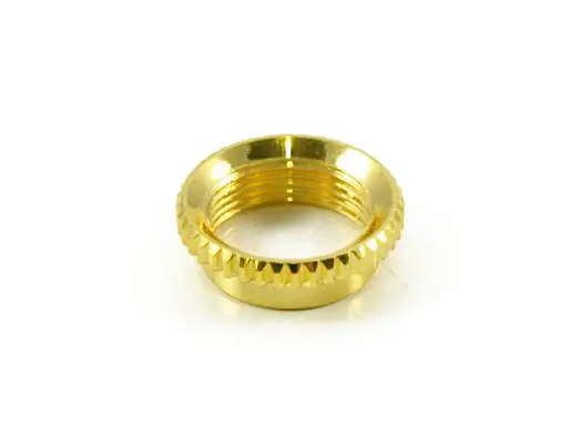 WD Music - Extended Length Vintage Nut for Switchcraft Toggle Switches - Gold
