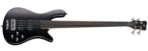 Warwick - RockBass Streamer Standard 4-String Fretless Bass Guitar with Gig Bag - Nirvana Black Satin