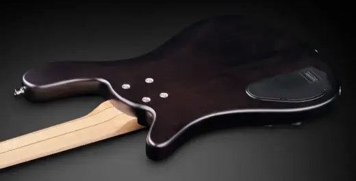 RockBass Streamer Standard 4-String Fretless Bass Guitar with Gig Bag - Nirvana Black Satin