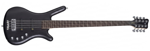 Warwick - RockBass Corvette Basic 8-String Bass Guitar with Gig Bag - Nirvana Black Transparent Satin