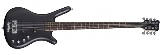 Warwick - RockBass Corvette Basic 8-String Bass Guitar with Gig Bag - Nirvana Black Transparent Satin
