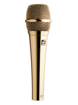V7 Handheld Dynamic Mic - Gold