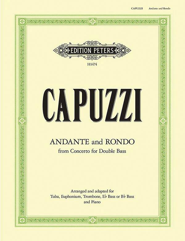 Andante and Rondo - Capuzzi/Catelinet - Bass Brass/Piano - Book