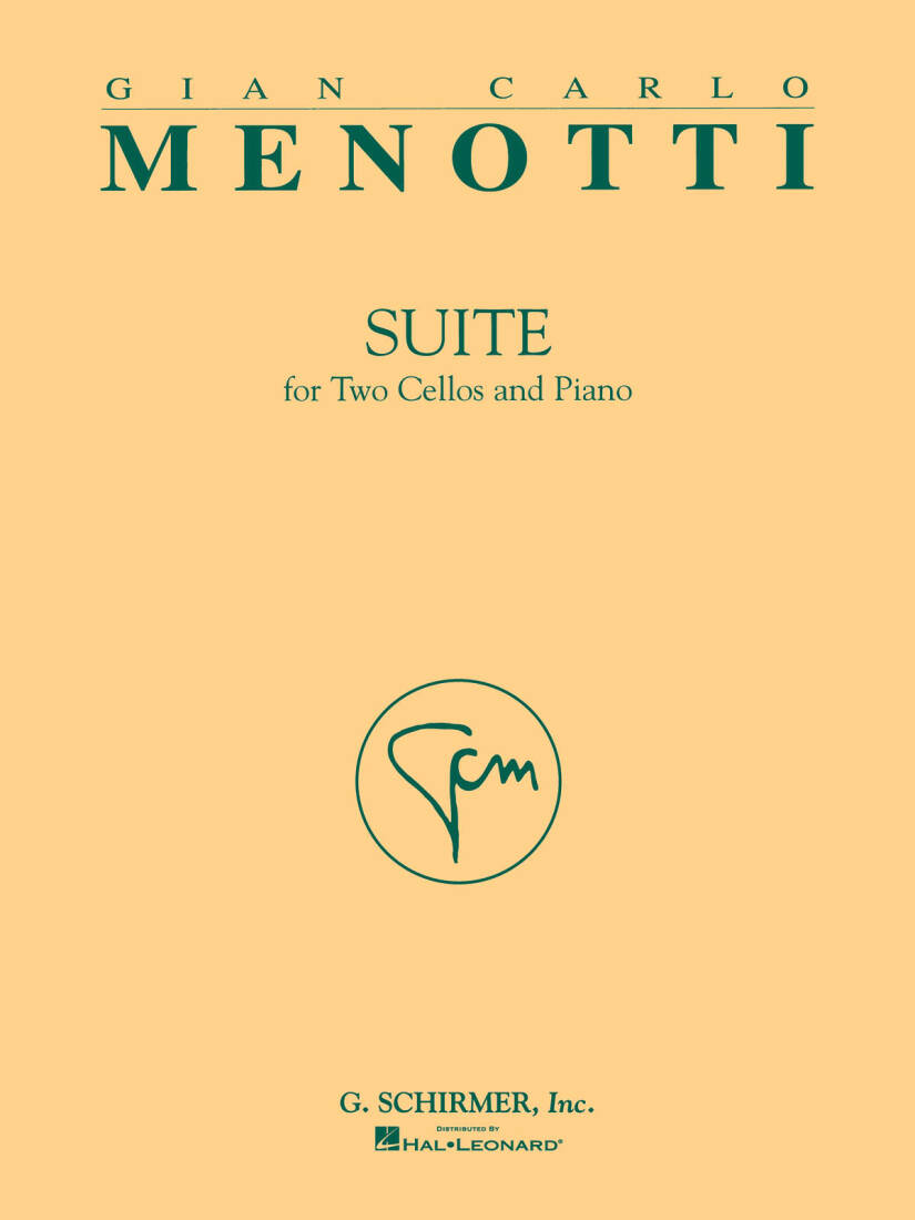 Suite - Menotti - Two Cellos/Piano