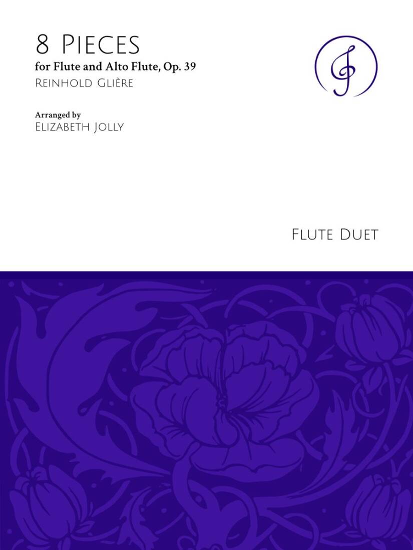 Eight Pieces, Op. 39 - Gliere/Jolly - Flute Duet