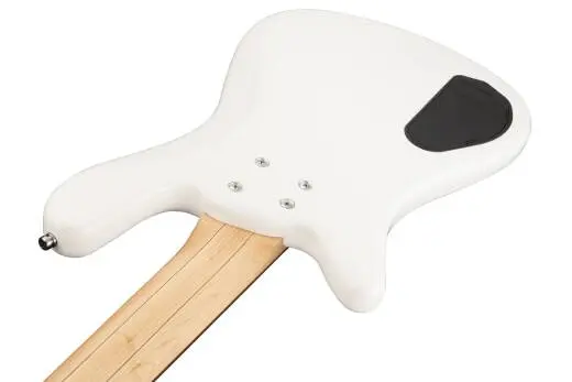 RockBass Streamer LX 5-String Bass Guitar with Gig Bag - Solid White High Polish