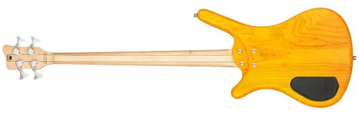 RockBass Corvette $$ 4-String Bass Guitar with Gig Bag - Honey Violin Transparent Satin