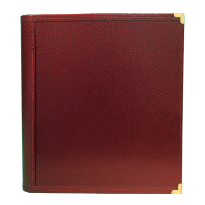 Deer River Folios - Deluxe Band Folder with Pencil Pockets (Maroon)
