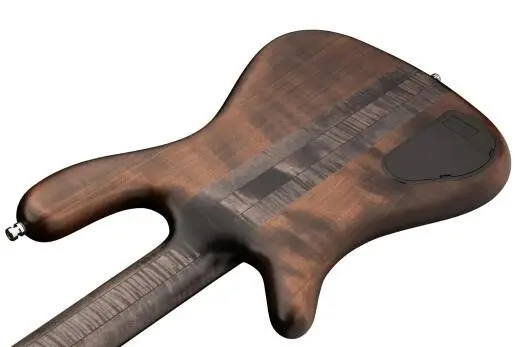 Teambuilt Pro Series Streamer Stage I, 4-String Bass Guitar - Nirvana Black Transparent Satin