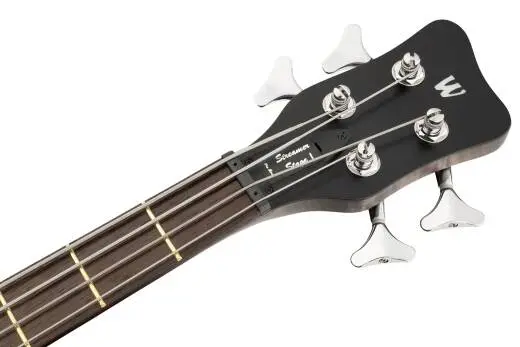 Teambuilt Pro Series Streamer Stage I, 4-String Bass Guitar - Nirvana Black Transparent Satin