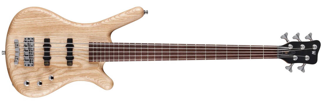 Teambuilt Pro Series Corvette Ash 5-String Bass Guitar - Antique Tobacco Transparent Satin