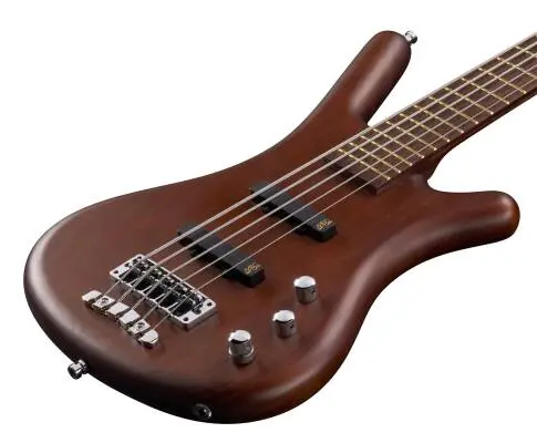Pro Series Corvette Ash 5-String Bass Guitar - Antique Tobacco Transparent Satin
