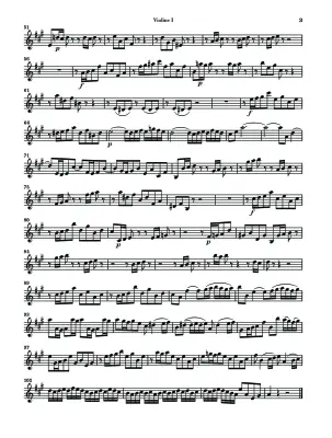 Harpsichord Concerto No. 4 in A Major, BWV 1055 - Bach - Chamber Ensemble - Parts