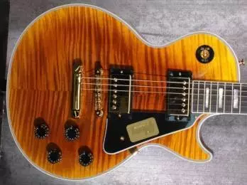 Les Paul Custom Figured Flame Reverse Burst Ltd