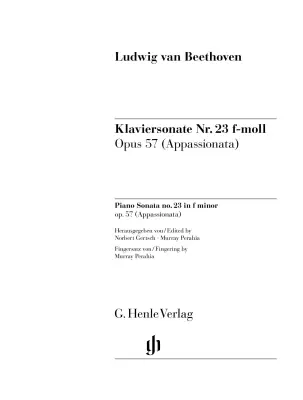 Piano Sonata No. 23 in F Minor Op. 57 \'\'Appassionata\'\' - Beethoven - Piano - Sheet
