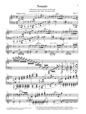 Piano Sonata No. 23 in F Minor Op. 57 \'\'Appassionata\'\' - Beethoven - Piano - Sheet