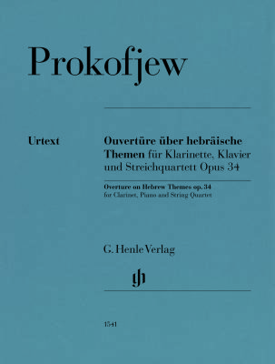 G. Henle Verlag - Overture on Hebrew Themes Op. 34 - Prokofiev/Czolbe - Chamber Ensemble