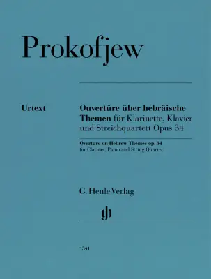G. Henle Verlag - Overture on Hebrew Themes Op. 34 - Prokofiev/Czolbe - Chamber Ensemble