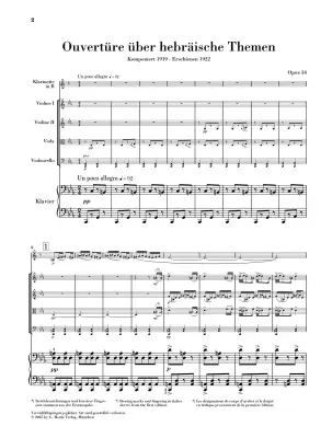 Overture on Hebrew Themes Op. 34 - Prokofiev/Czolbe - Chamber Ensemble