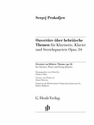 Overture on Hebrew Themes Op. 34 - Prokofiev/Czolbe - Chamber Ensemble