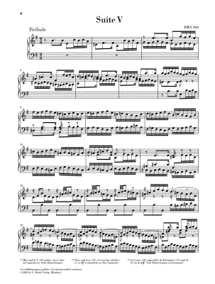 English Suite No. 5 in E Minor BWV 810 - Bach/Scheideler - Piano - Sheet
