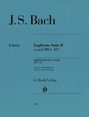 G. Henle Verlag - English Suite No. 2 A Minor BWV 807 - Bach/Scheideler - Piano - Sheet